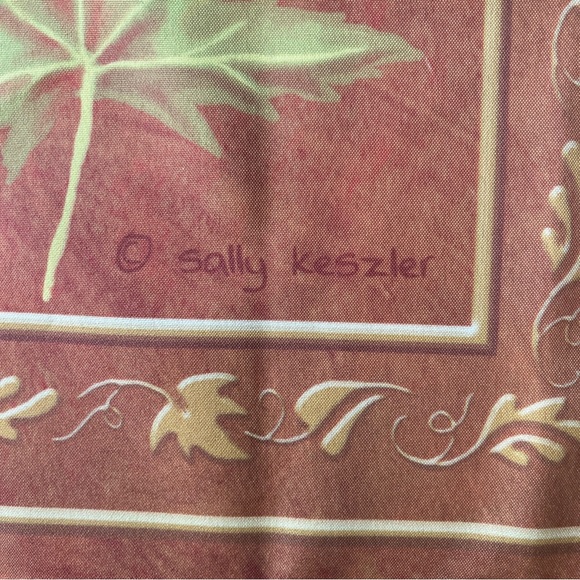 Fall Autumn Leaves Yard Garden Pole Flag Sally Keszler 26 x 35” gold orange - Picture 3 of 3